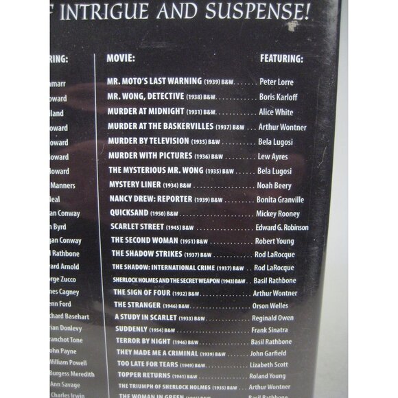 Classic Mystery Movies Collection 50 Film Set DVD Box Set - Picture 9 of 9